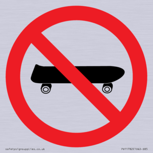 P924 Prohibition: No skateboarding